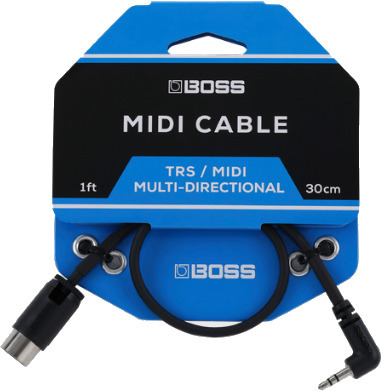 Boss BMIDI-1-35 Interconnect Cable TRS/MIDI (1ft / 30cm)