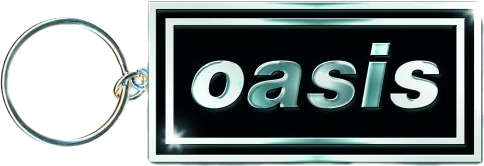 Rock Off Oasis Keychain Drum Logo