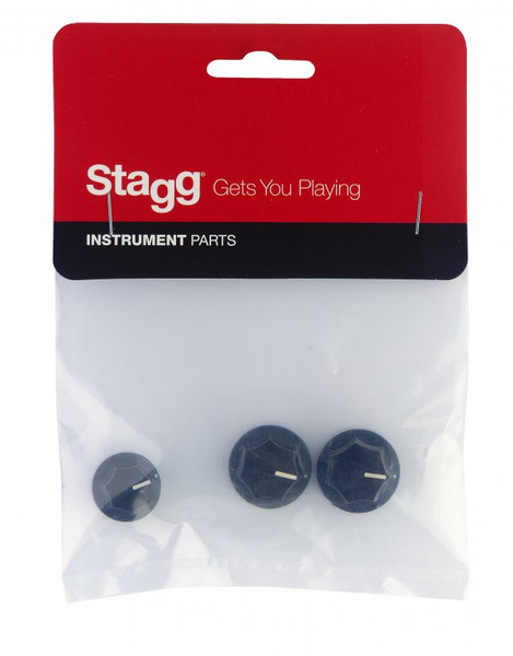Stagg JB VOL TONE Buttons (black)