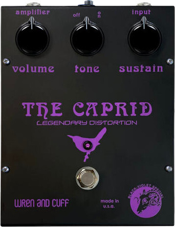 Wren and Cuff Caprid Original Fuzz (black violet)