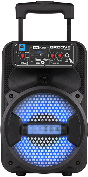 iDance Groove 214W / Rechargeable Bluetooth® Partybox (100W with disco lightning + karaoke)
