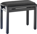 BlackLine PBB-390 (black matte/black velvet top) Bancs de Piano Noir