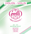 Corelli New Crystal 700 MBL Violin String (light, E1 ball end)