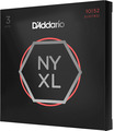 D'Addario NYXL1052 New York XL Pack of 3 Sets / Nickel Round Wound (.010-.052 - regular light)