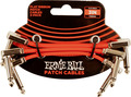 Ernie Ball 6401 3-Pack Patch Cable - Red (7.5cm) Instrumentenkabel Klinke-Klinke 0 bis <0.6m