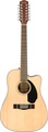 Fender CD-60SCE-12 (natural) Guitarra com Cordas de Aço 12-Cordas com Pickup