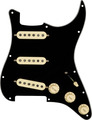Fender Pre-Wired Strat Pickguard SSS Texas Special (black/white)