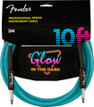 Fender Pro Glow In The Dark Cable (3m blue)