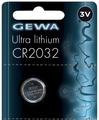 Gewa Battery CR2032 Ultra Lithium 3V (1 piece) Batteries