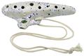 Gewa Ocarina Classic C-Tuning 18,5cm (White/blue speckled)