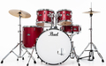 Pearl RS525SC/C747 Drum Set / Roadshow (matte red)