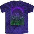 Rock Off Jimi Hendrix Unisex T-Shirt: Swirly Text (size M)