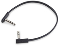 RockBoard Flat TRS Cable  - 30 cm (black)