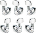 Schaller M6 Locking Pin Machine Heads Set (locking 21.0 / chrome, 3 Left + 3 Right)