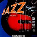 Thomastik JF 345 Jazz Flat / 5 Strings (.043-.136 - long scale 34'') Flatwound-Saitensätze
