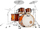 Pearl MCT924XEP/C840 / Masters Maple Complete (almond red stripe)