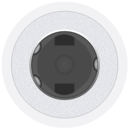 Apple Lightning to 3.5 mm Jack adapter (white)