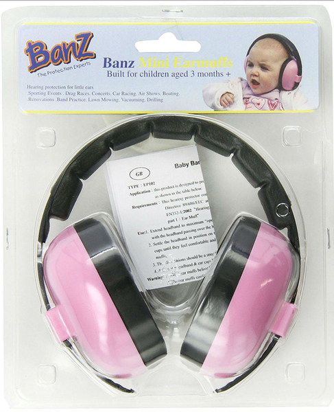 BanZ Mini Earmuffs (Pink)