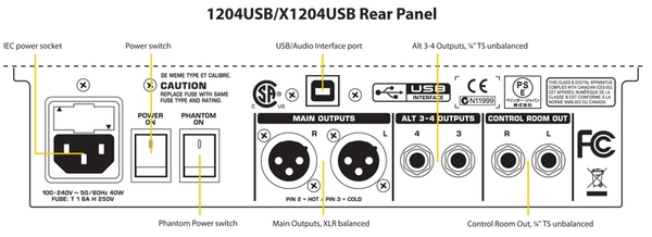 Behringer Xenyx 1204USB