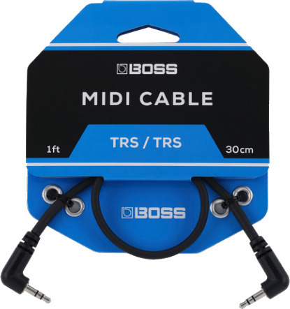 Boss BCC-1-3535 Interconnect Cable TRS/TRS (1ft / 30cm)