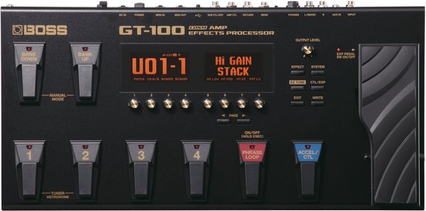 Boss GT100 V2.0 Amp Effects Processor / GT-100