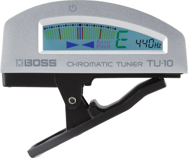 Boss TU10 Clip-On Tuner (silver)