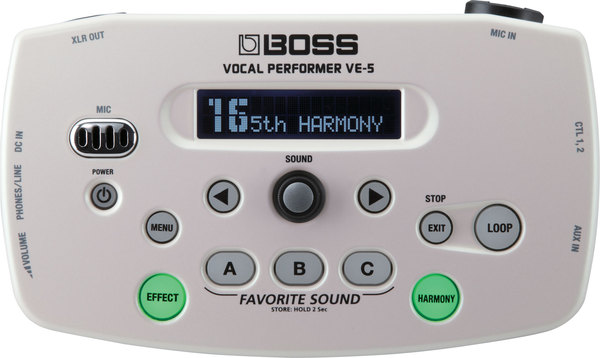 Boss VE-5 Vocal Performer (white)