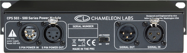 Chameleon Labs CPS 503 PWR Modular 500-Series Power System (with external power supply)