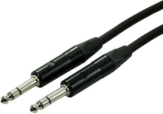 Contrik 2xPlug 3pol / NMK3PP3 (black - 3m)