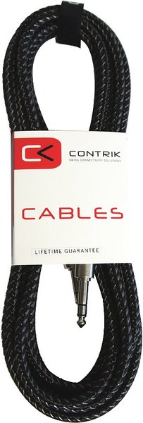 Contrik NMK PP3T -GR Retro Stereojack Cable (0.5m)