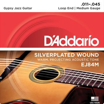 D'Addario EJ84M - 1 Set Acoustic Gypsy Jazz (.011-.045)