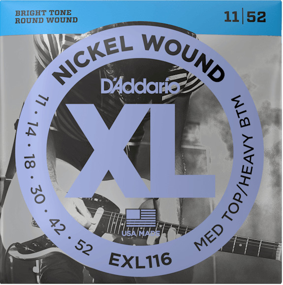 D'Addario EXL116 Medium Top / Heavy Bottom