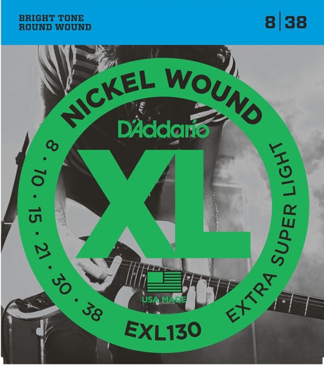 D'Addario EXL130 X-Super Light 008-038