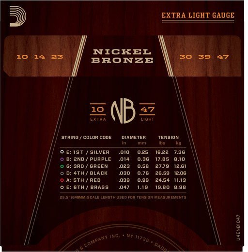 D'Addario NB1047 (extra light)