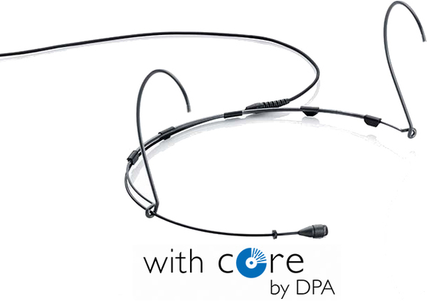 DPA d:fine CORE 4066 Omni Headset Mic, 3-Pin Lemo (black)