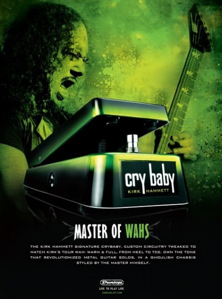 Dunlop KH95 CryBaby Kirk Hammett Signature Wah