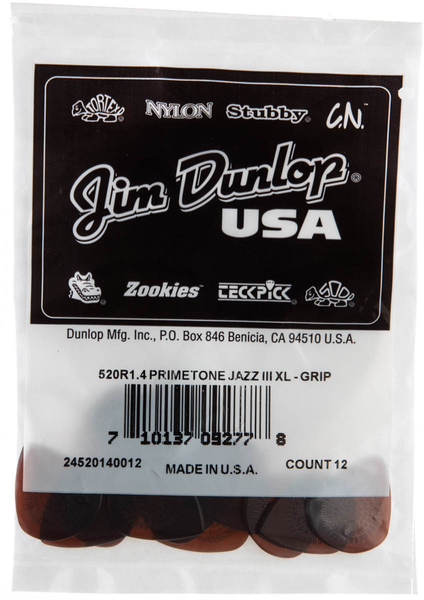 Dunlop Primetone Sculpted Jazz III XL