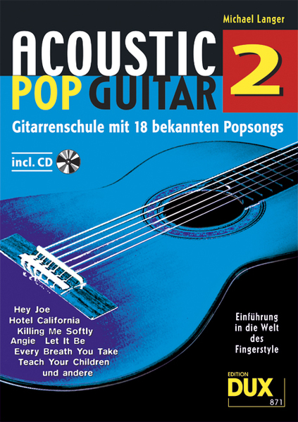 Dux Acoustic Pop Guitar Vol 2 / Langer Michael (incl. CD)