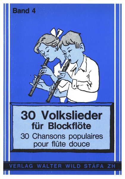 Edition Walter Wild 30 Volkslieder Vol 4 (2SBlfl)
