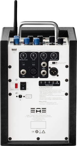 Elite Acoustics A1-4 / Portable Acoustic Amp (carbon fiber black)
