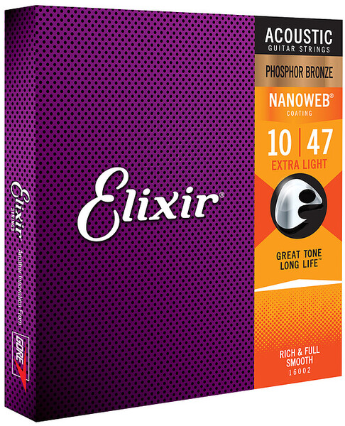 Elixir NanoWeb Ac.Guitar Phosphor Bronze (extra light / .010-.047)