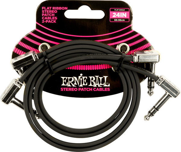 Ernie Ball 6406 2-Pack Patch Cable (60cm)
