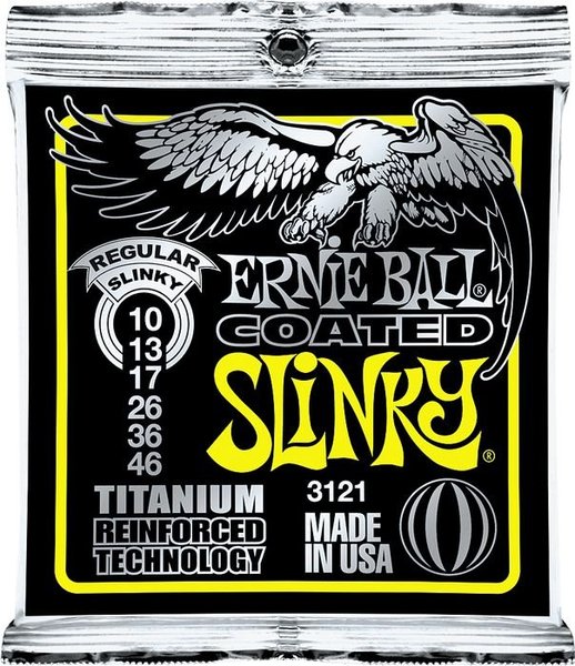 Ernie Ball Coated Slinky Titanium Regular (.010-.046)