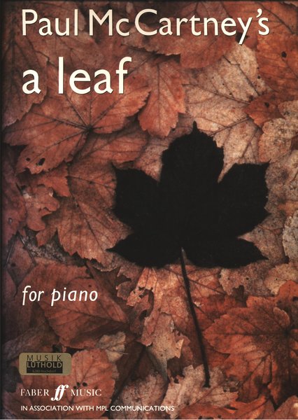 Faber Music Paul McCartney's a Leaf For Piano