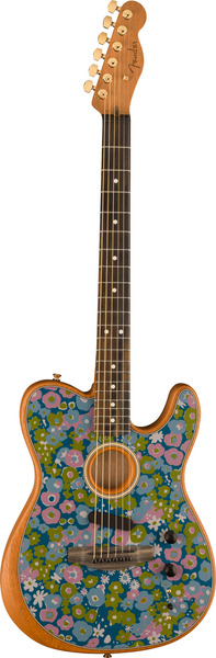 Fender American Acoustasonic Telecaster (blue flower)