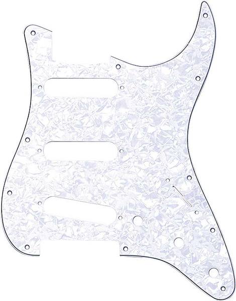 Fender American Stratocaster Pickguard 11 Holes (White Pearl)