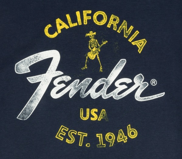 Fender Baja Blue T-Shirt (blue, small)