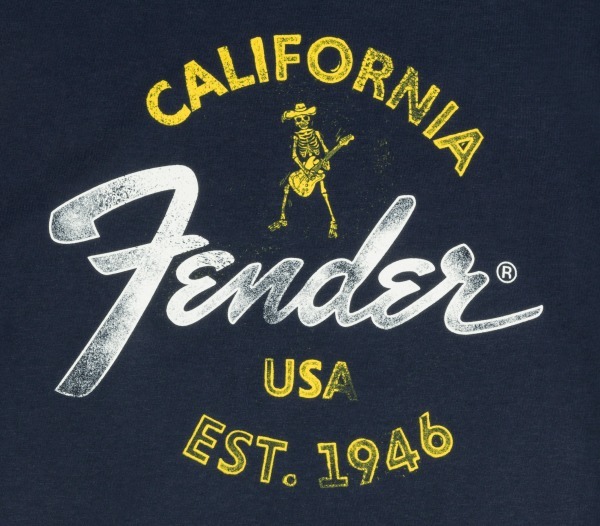 Fender Baja Blue T-Shirt (blue, x-large)