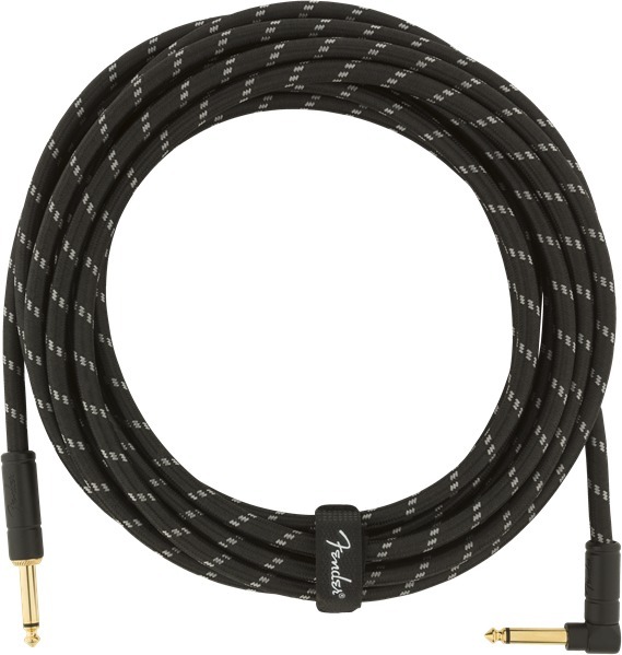 Fender Deluxe Tweed Instrument Cable (5.5m black tweed)