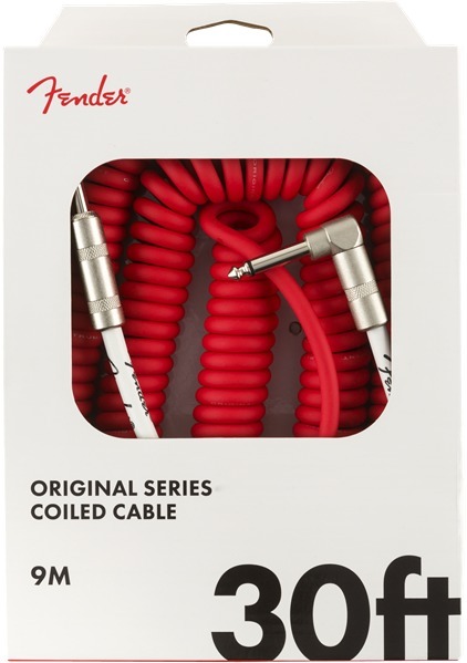 Fender Original Coil cable (30ft, 9m, fiesta red)